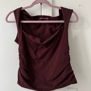 Abercrombie & Fitch Burgundy Top